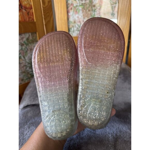 ARIEL LITTLE MERMAID Mary Jane Jelly Flat Shoes Sandals Classic Y2k Cute Comfy 8 - Picture 5 of 8